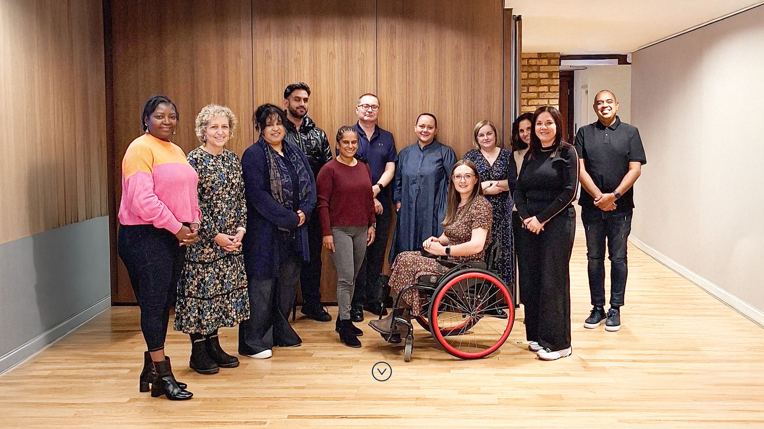 Group of equality representatives gathered together