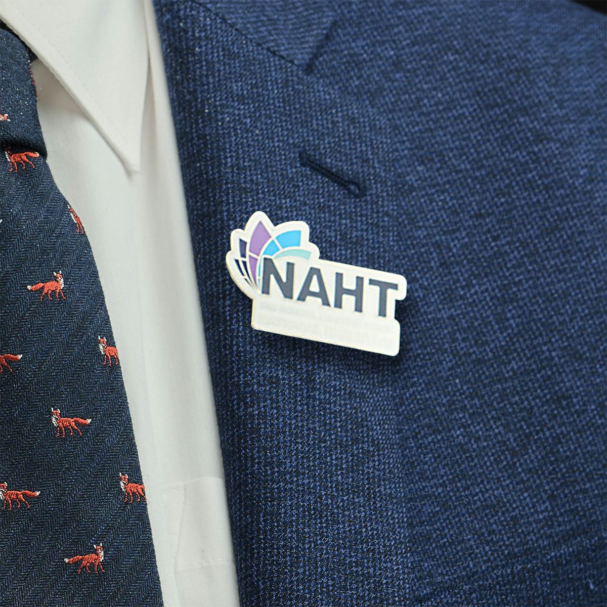 NAHT pin badge